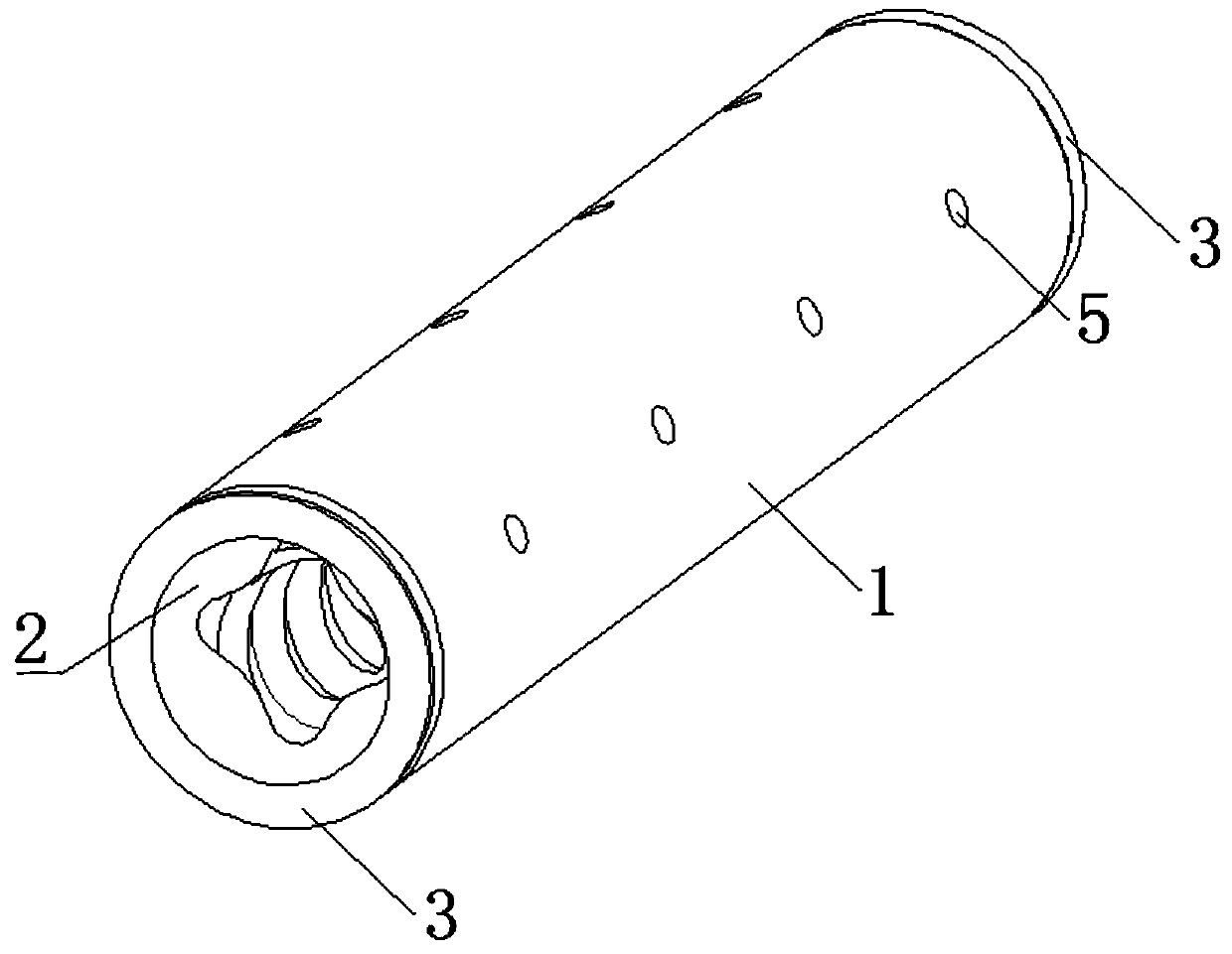 Assembly type screw drill metal stator and axial machining and assembling process thereof