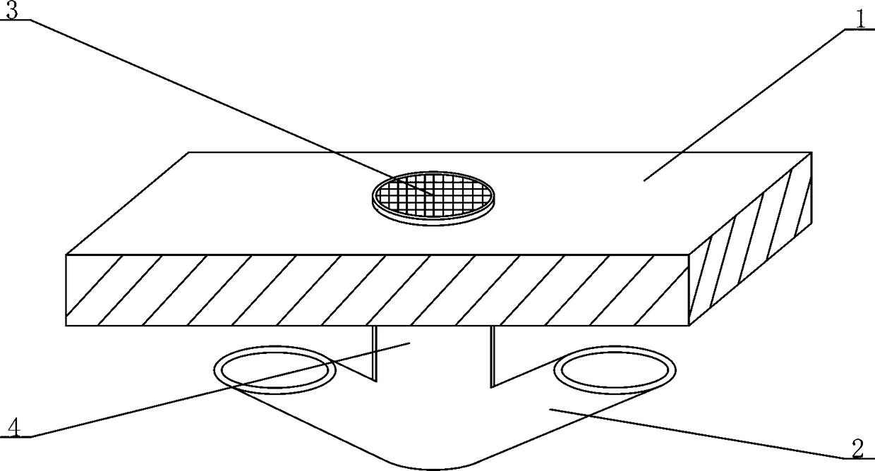 A special ventilation pipe for sweet potato cellar