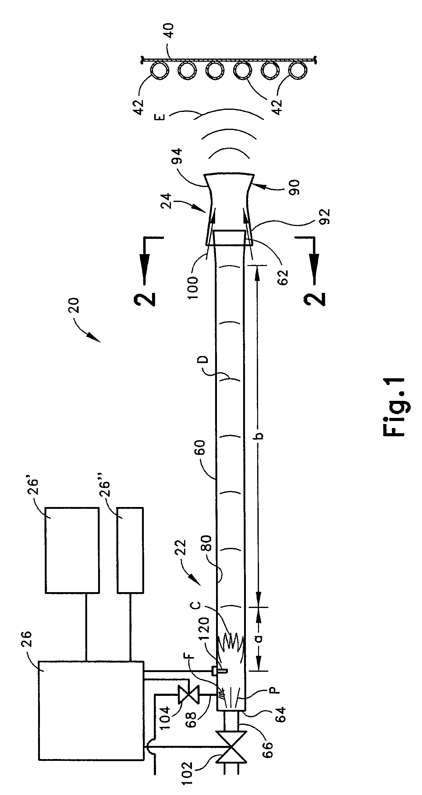 Device to improve effectiveness of pulse detonation cleaning