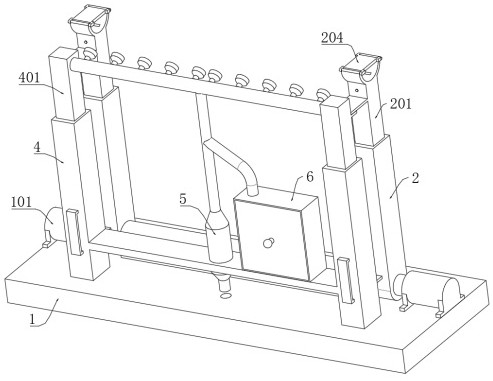 Supporting frame for shaft part machining