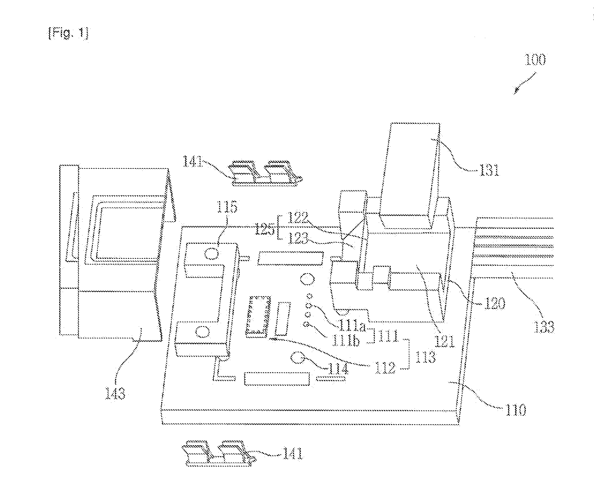 Optical transmission and receiving device for implementing passive alignment of components and method for passively aligning components