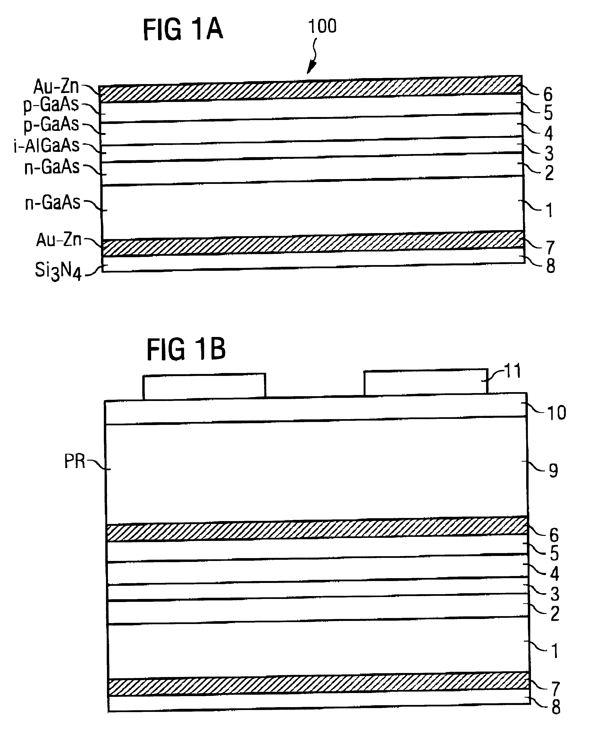Method for formation and production of matrices of high density light emitting diodes