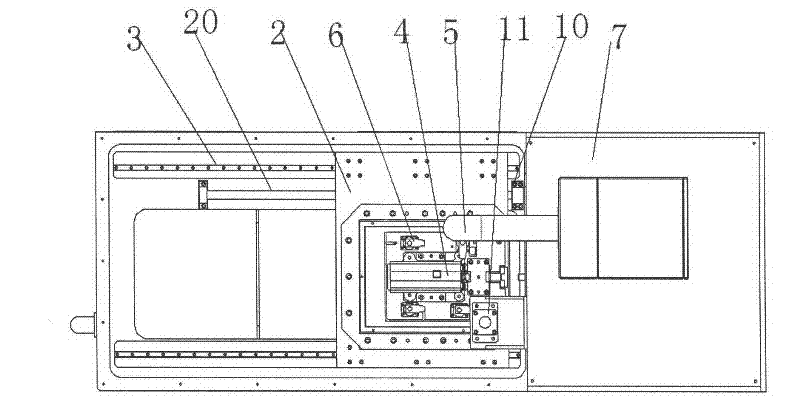 Engine balance shaft noise testing device