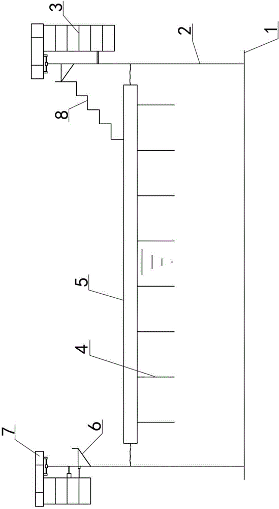 Oversize storage tank construction platform system and forward-erection construction method thereof