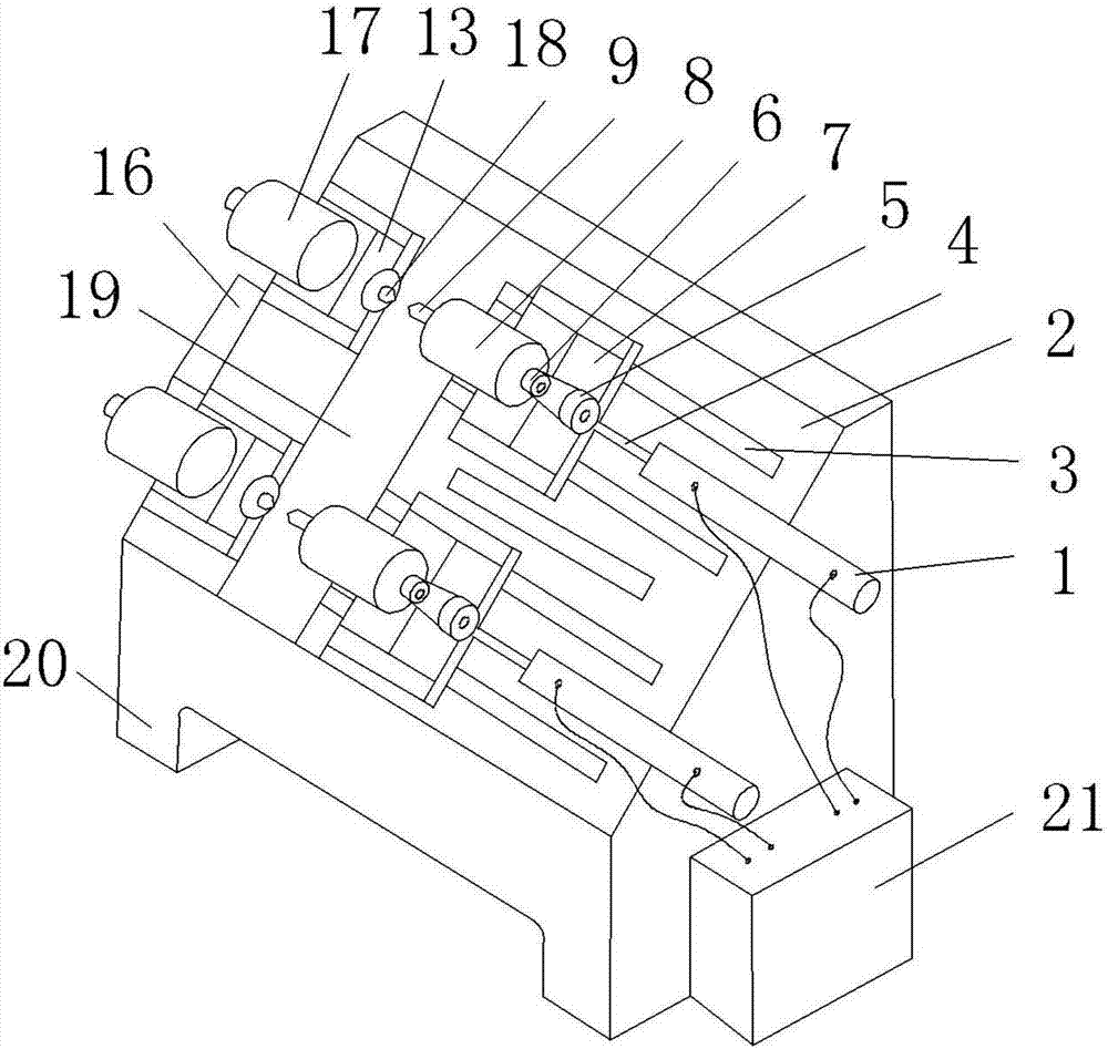 Horizontal double-station automatic hole lapping machine