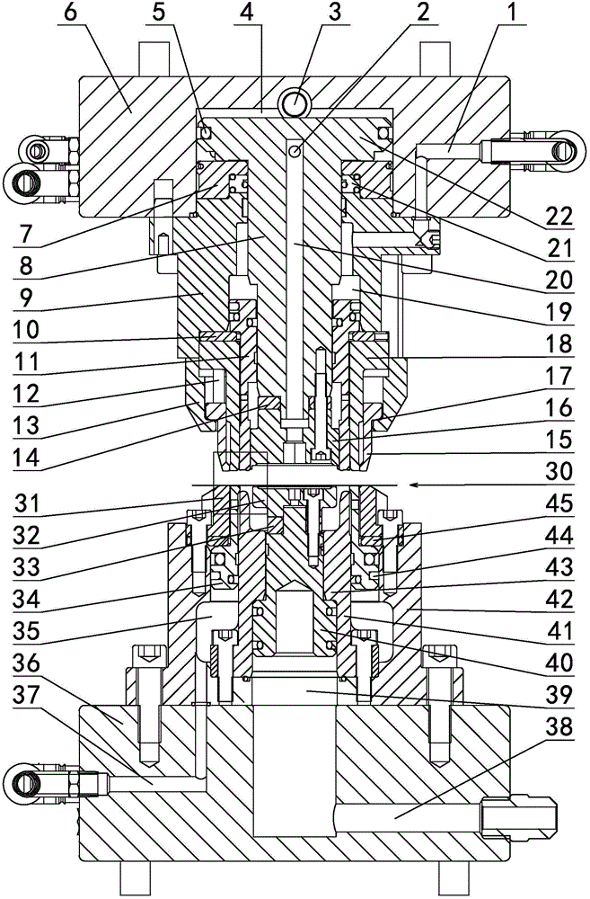 Can cap multi-level composite air pressure reverse mold and forming method