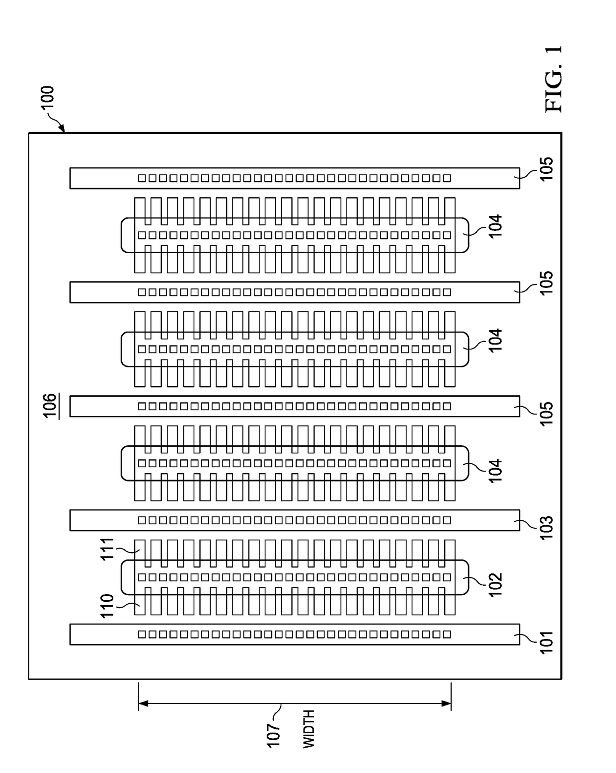 LDMOS Transistor with Segmented Gate Dielectric Layer