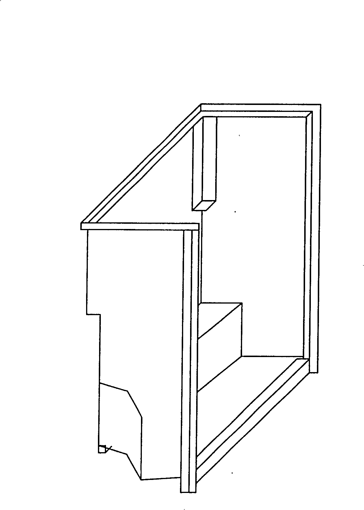 Method for processing integrated shower room for use in wood house