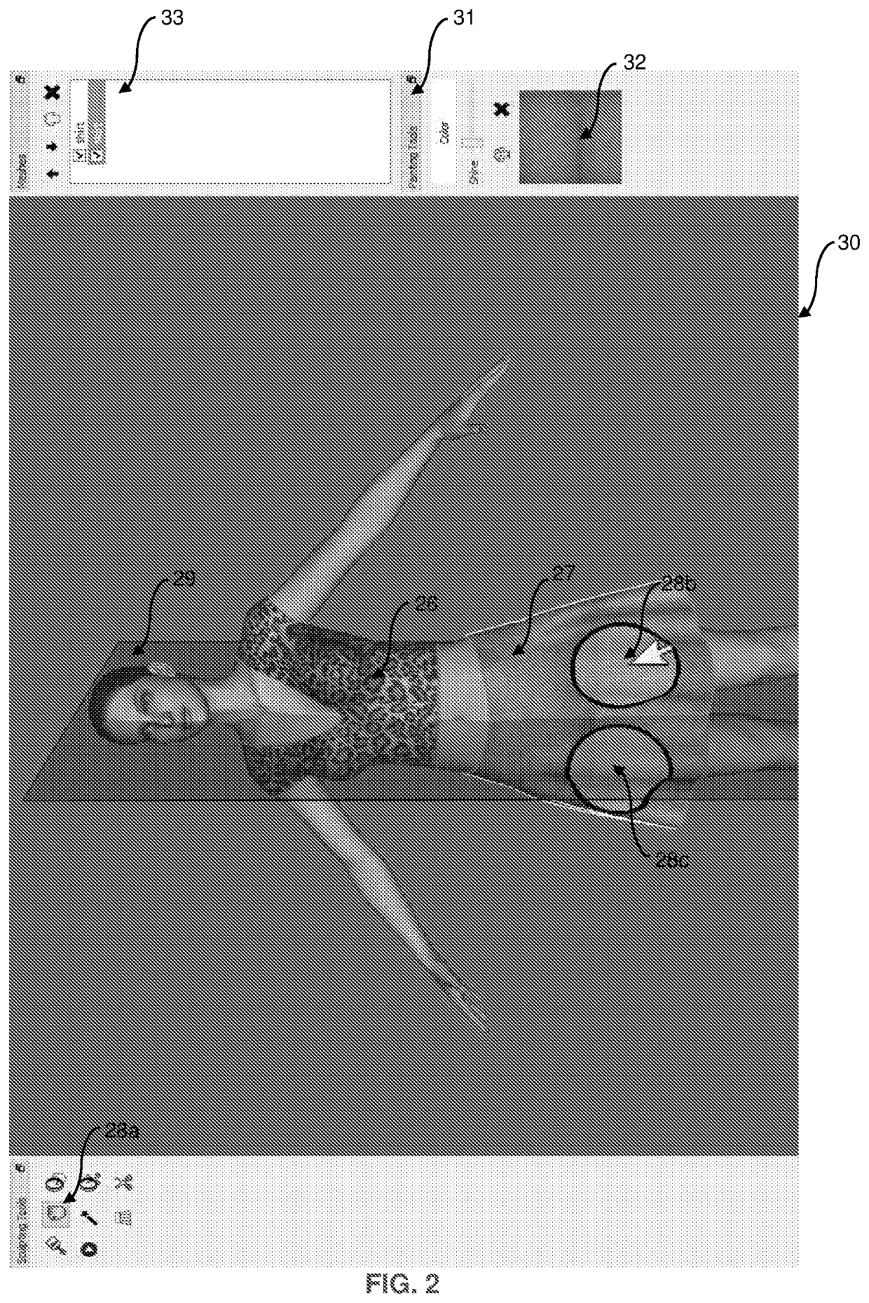 Computerized method for creating and editing surfaces to represent garments on the body of a mannequin in a virtual three-dimensional environment