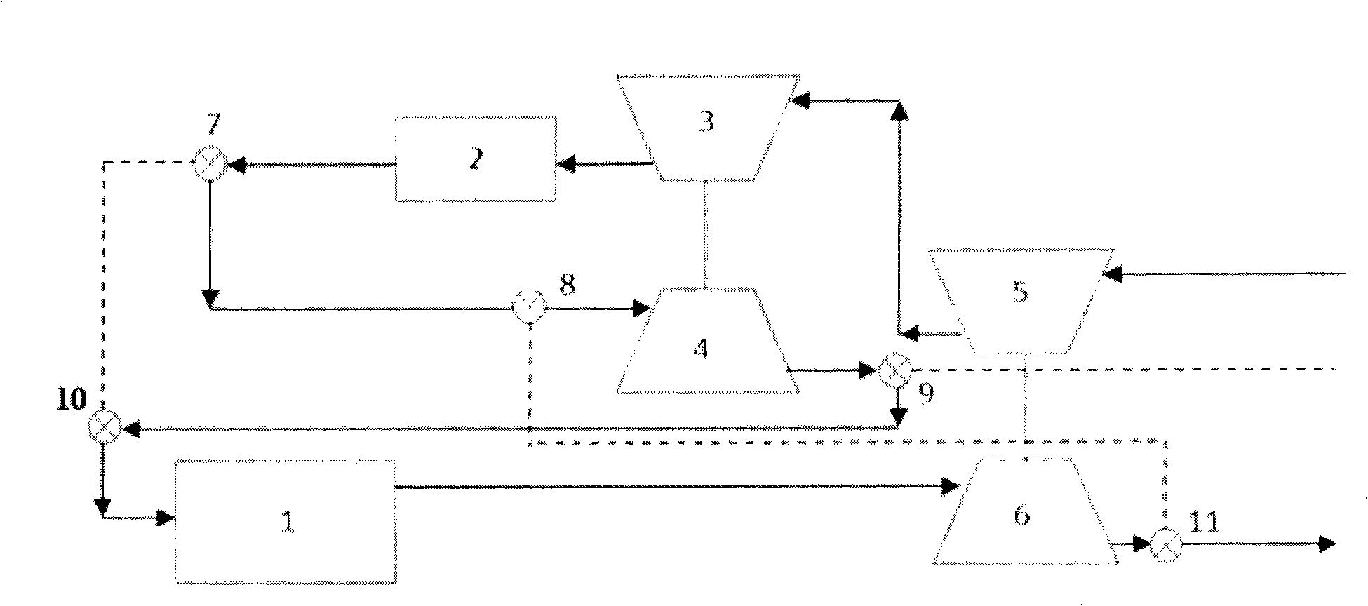 Supercharging gasoline engine air administrative system