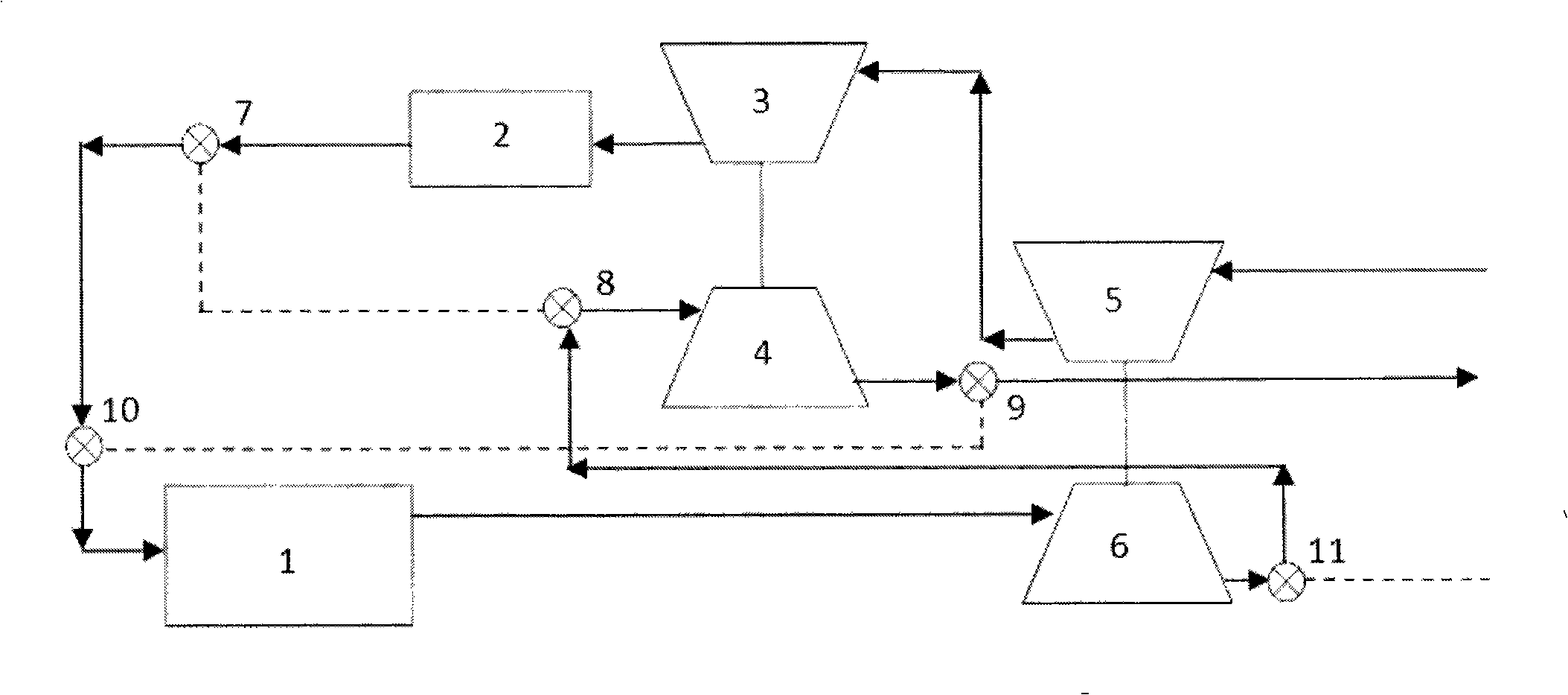 Supercharging gasoline engine air administrative system