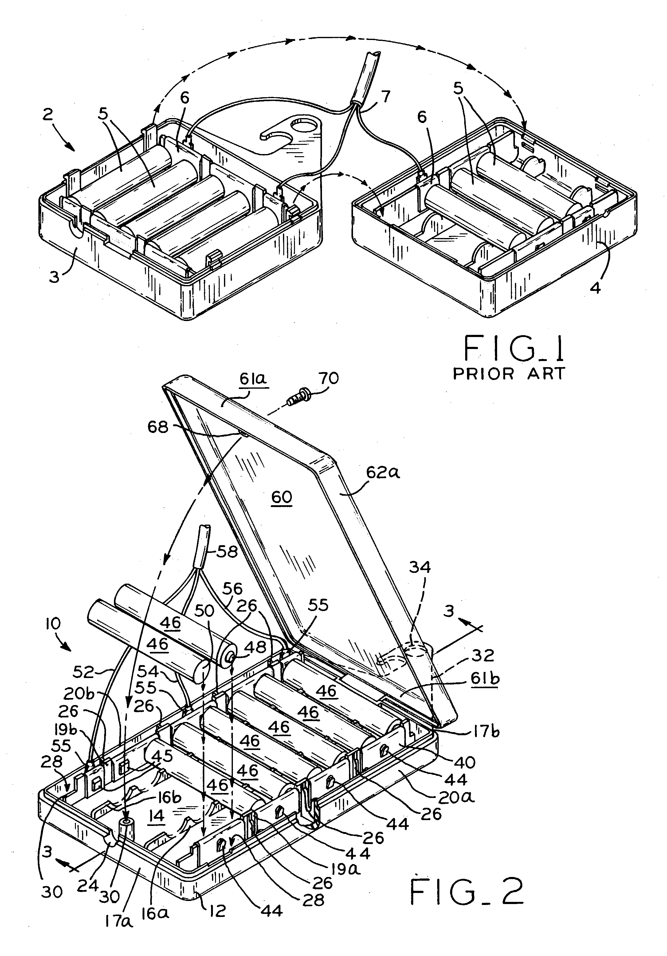 Battery pack for use with a hand-held debridement device