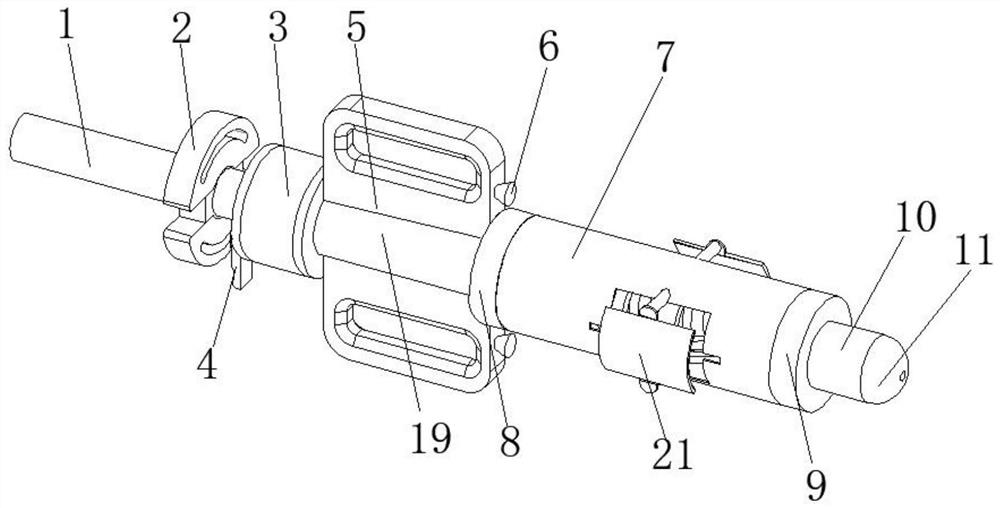 Otolaryngology department expansion device capable of conveniently expanding and supporting an auditory meatus