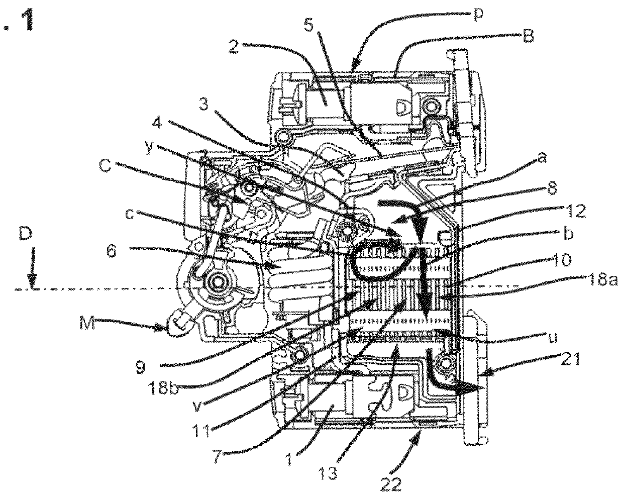 ARC extinguishing chamber for an electric protection apparatus and electric protection apparatus comprising same