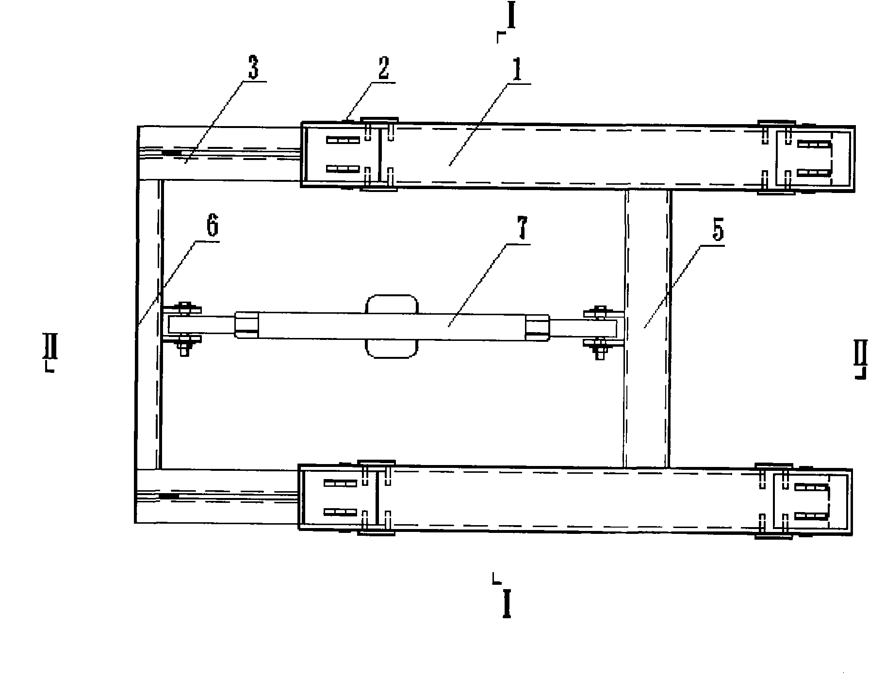 Bearing and sliding device for stretching and positioning in formwork engineering