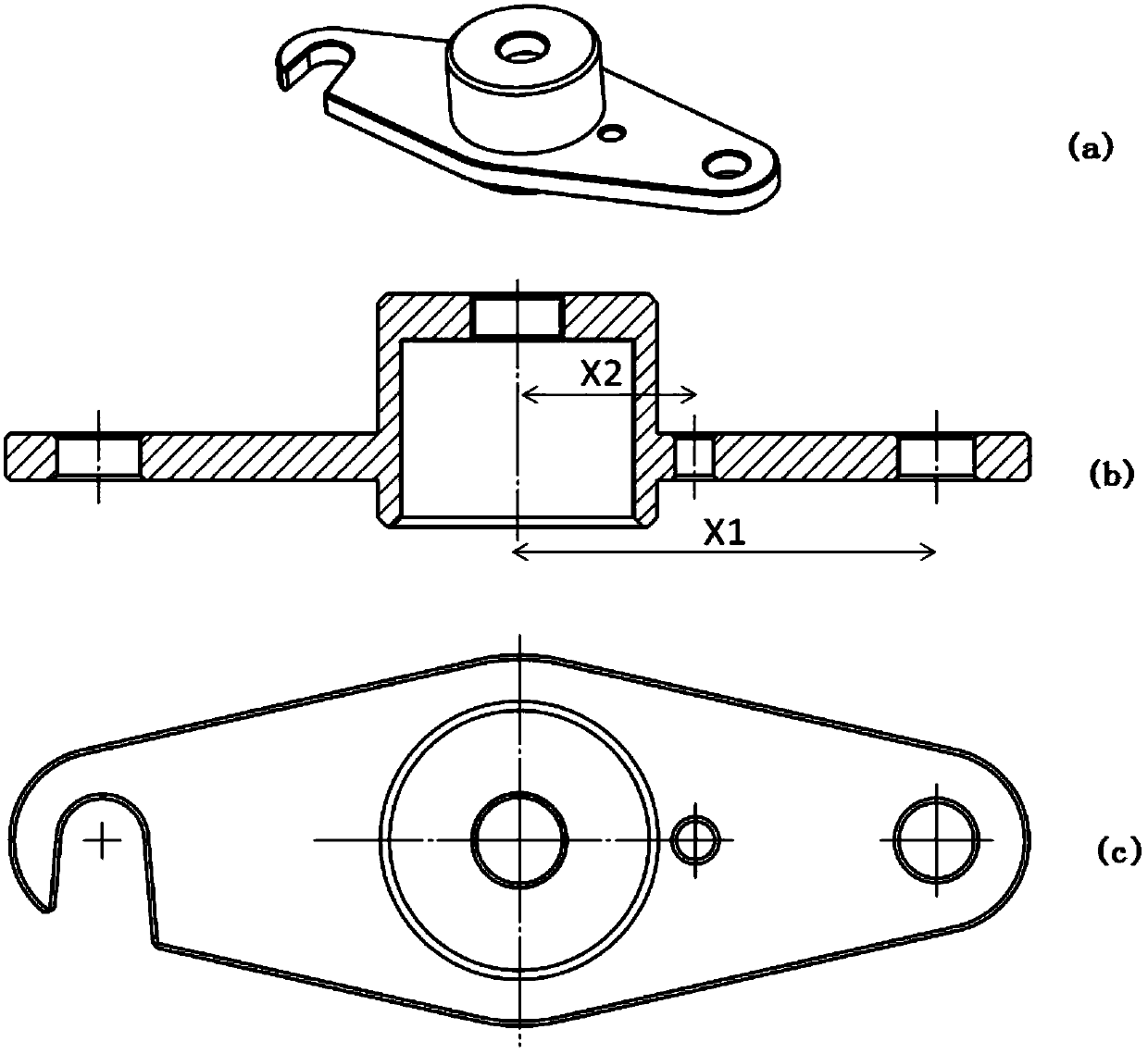 A valve lock clip disassembly device