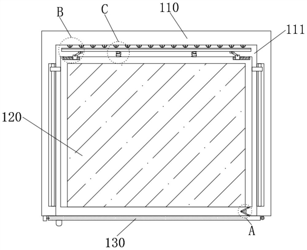 Storage cabinet used for logistics supply and capable of facilitating taking of internal parcels