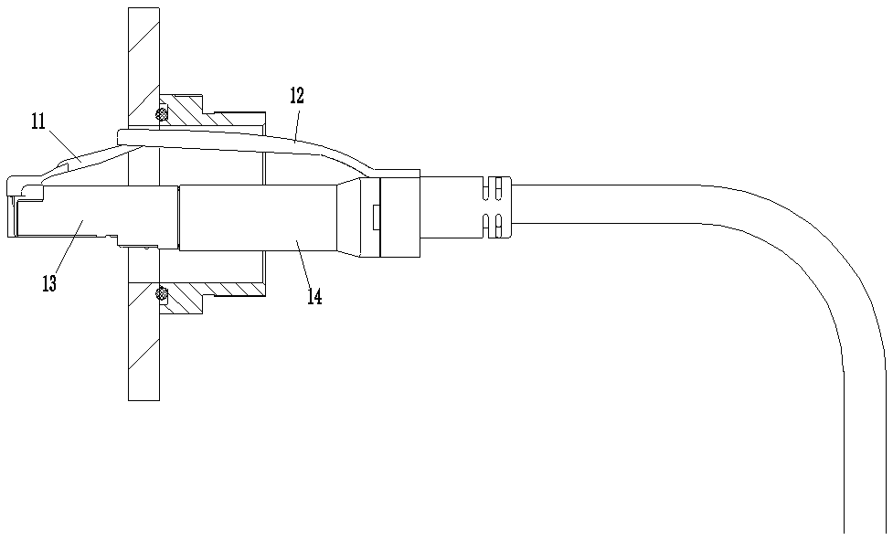 Network port plug and Ethernet connector for long unlock communication