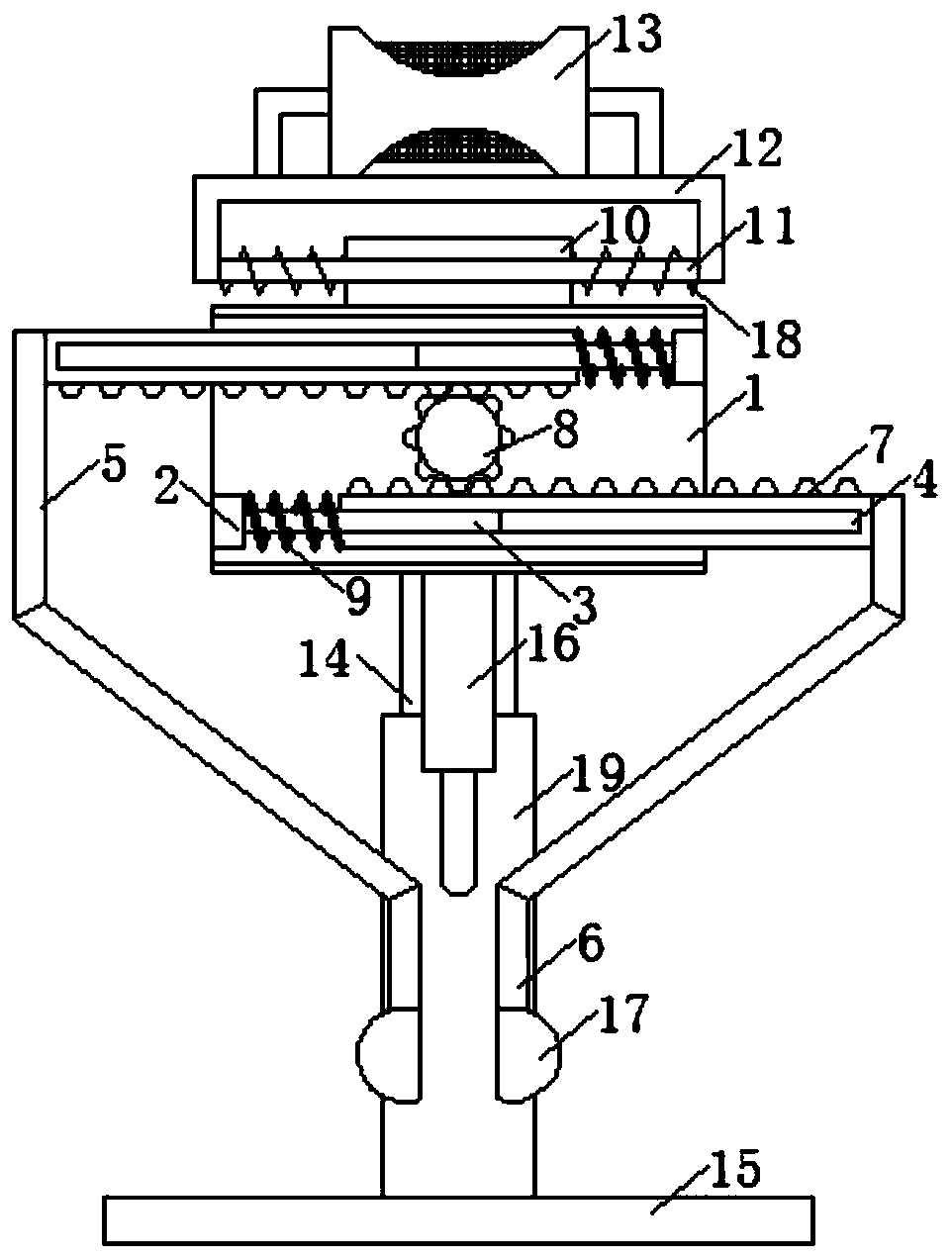 A follow-up sliding narrow gap submerged arc welding device