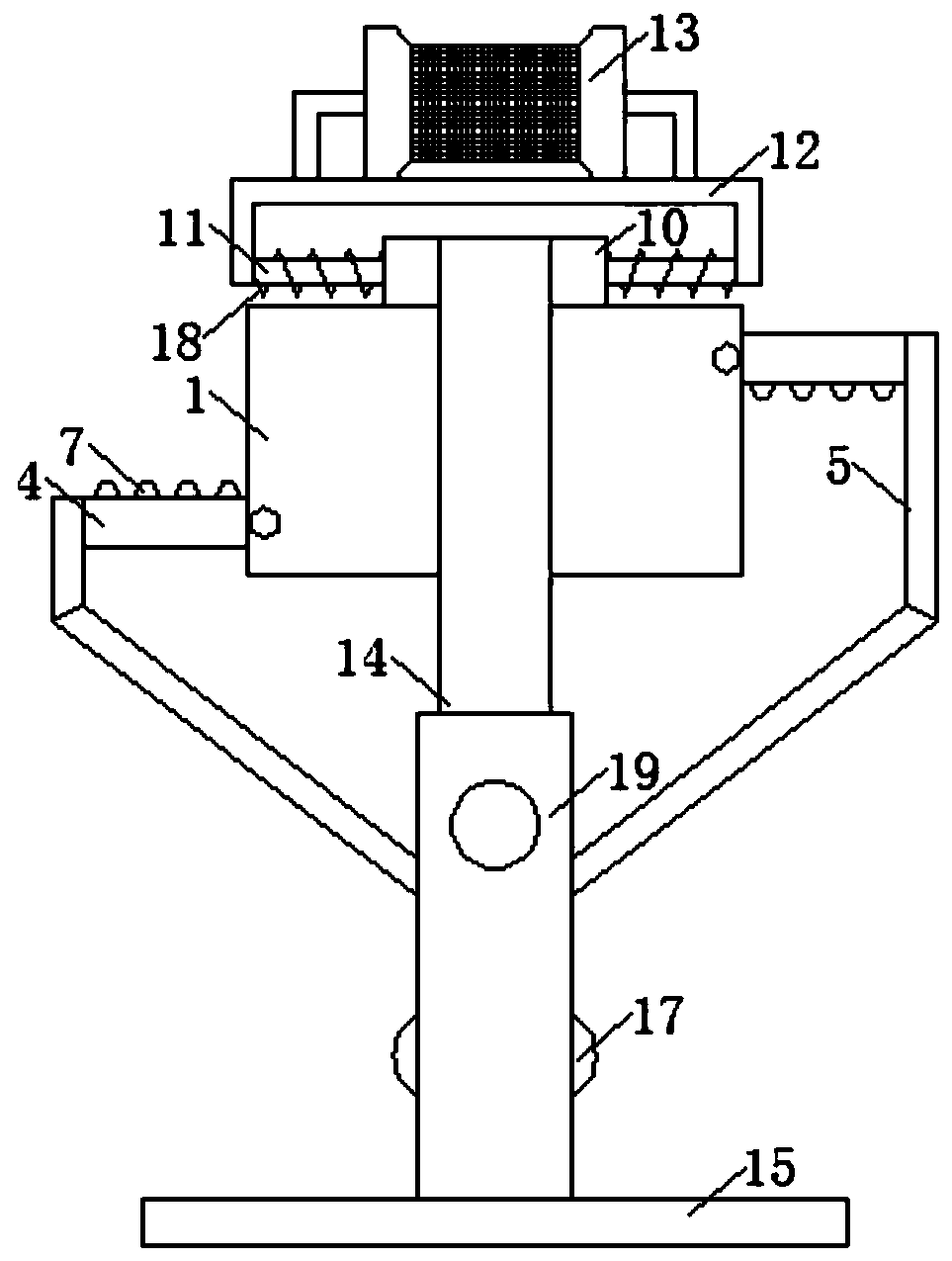 A follow-up sliding narrow gap submerged arc welding device