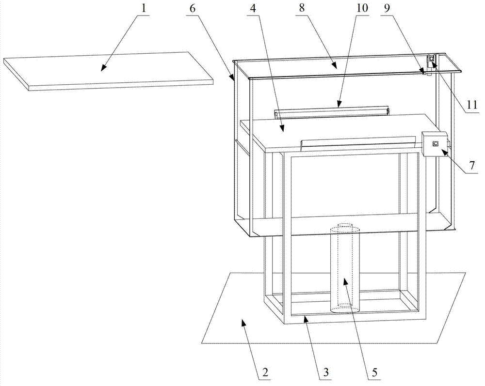 Detecting device of solar battery component