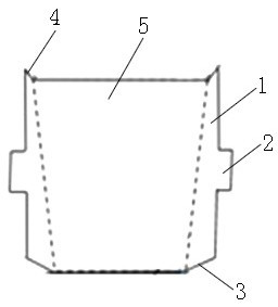 Device and method for testing tensile strength of cement stone