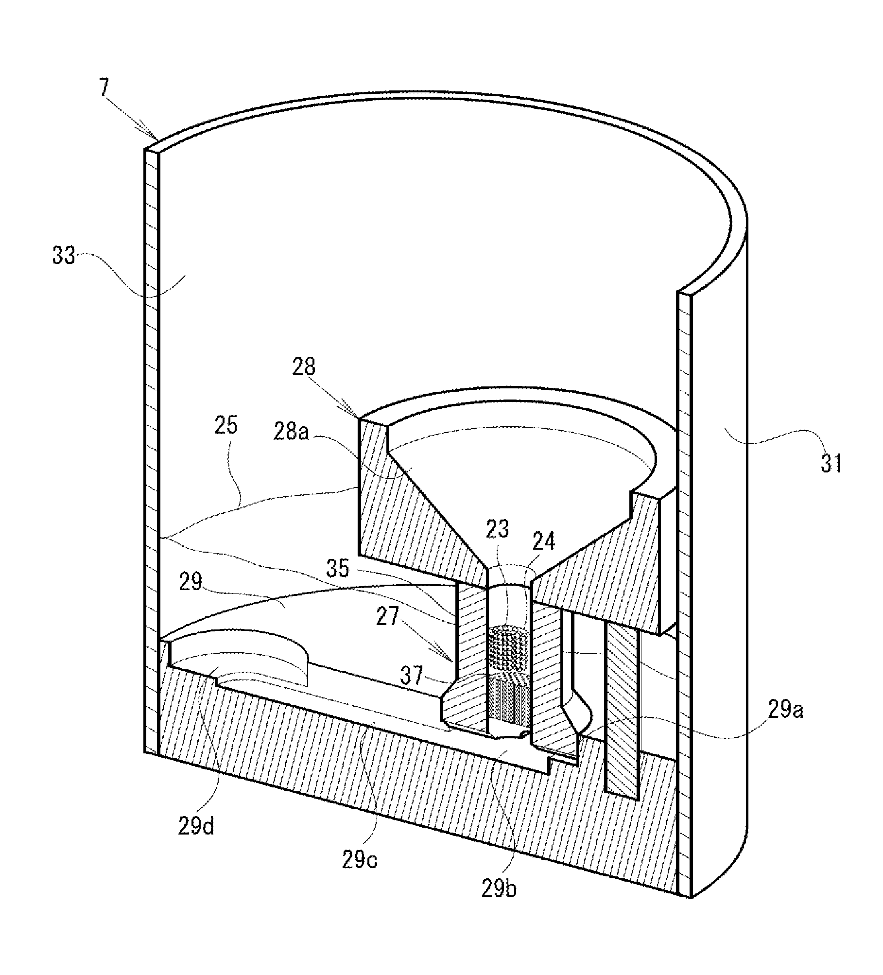 Foam removal device in automatic cell handling robot