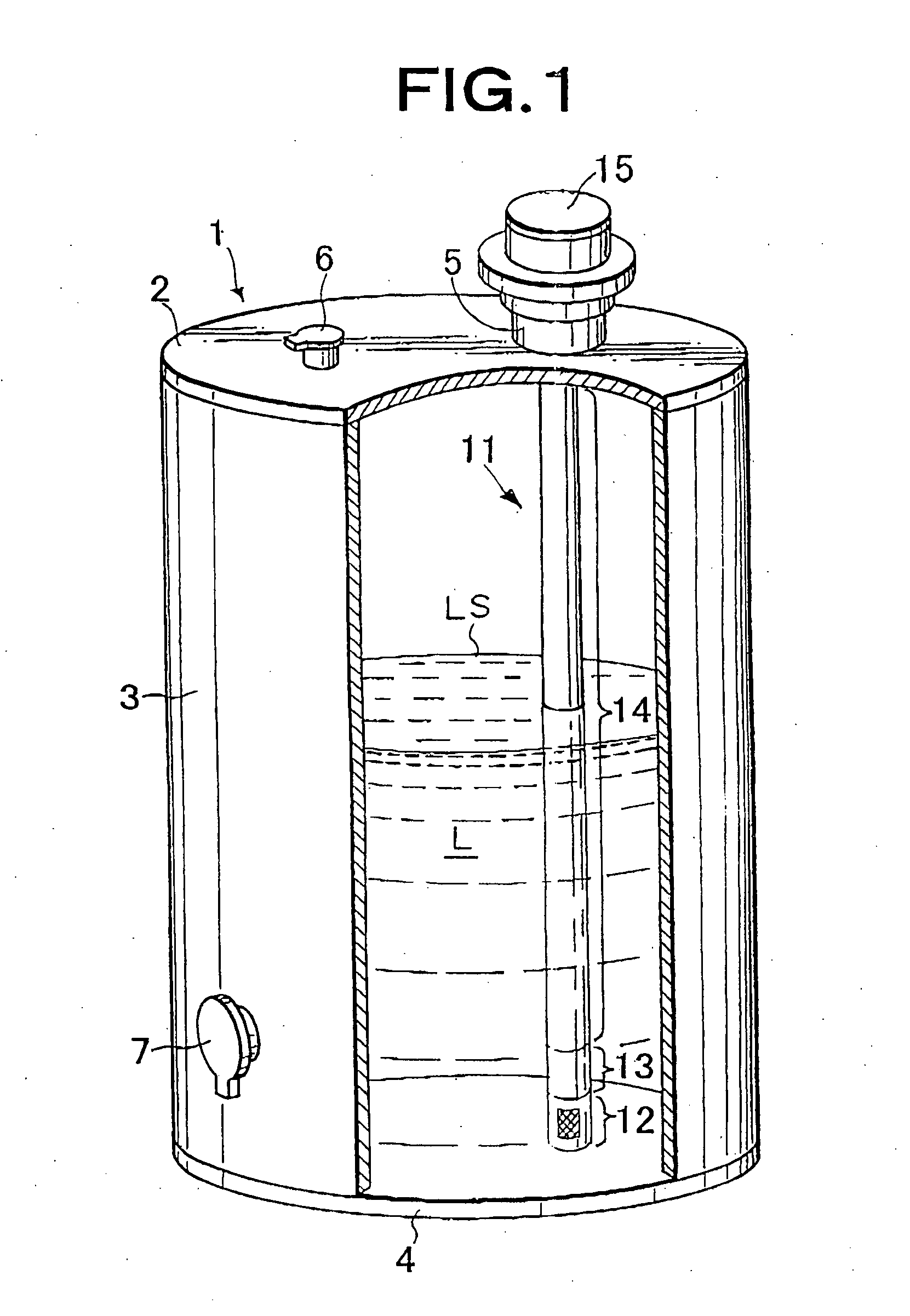Apparatus for Detecting Leakage of Liquid in Tank
