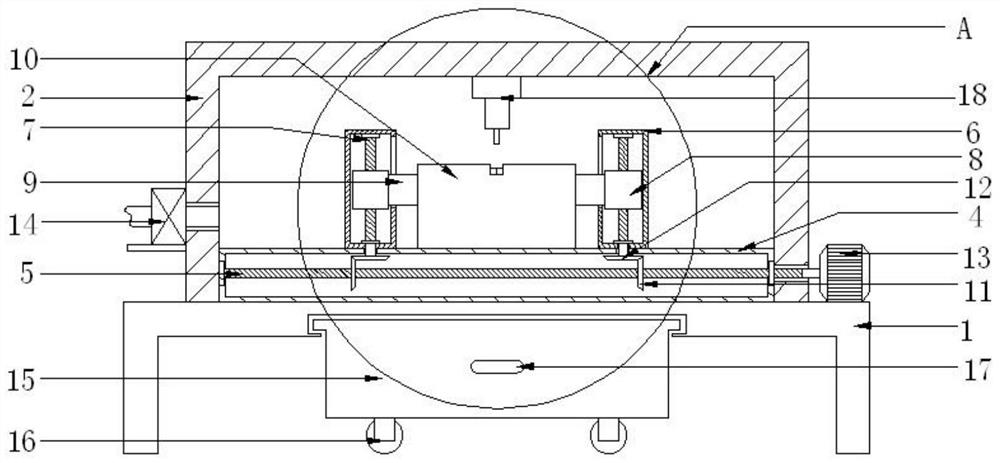 Welding equipment with protection function for mechanical part manufacturing