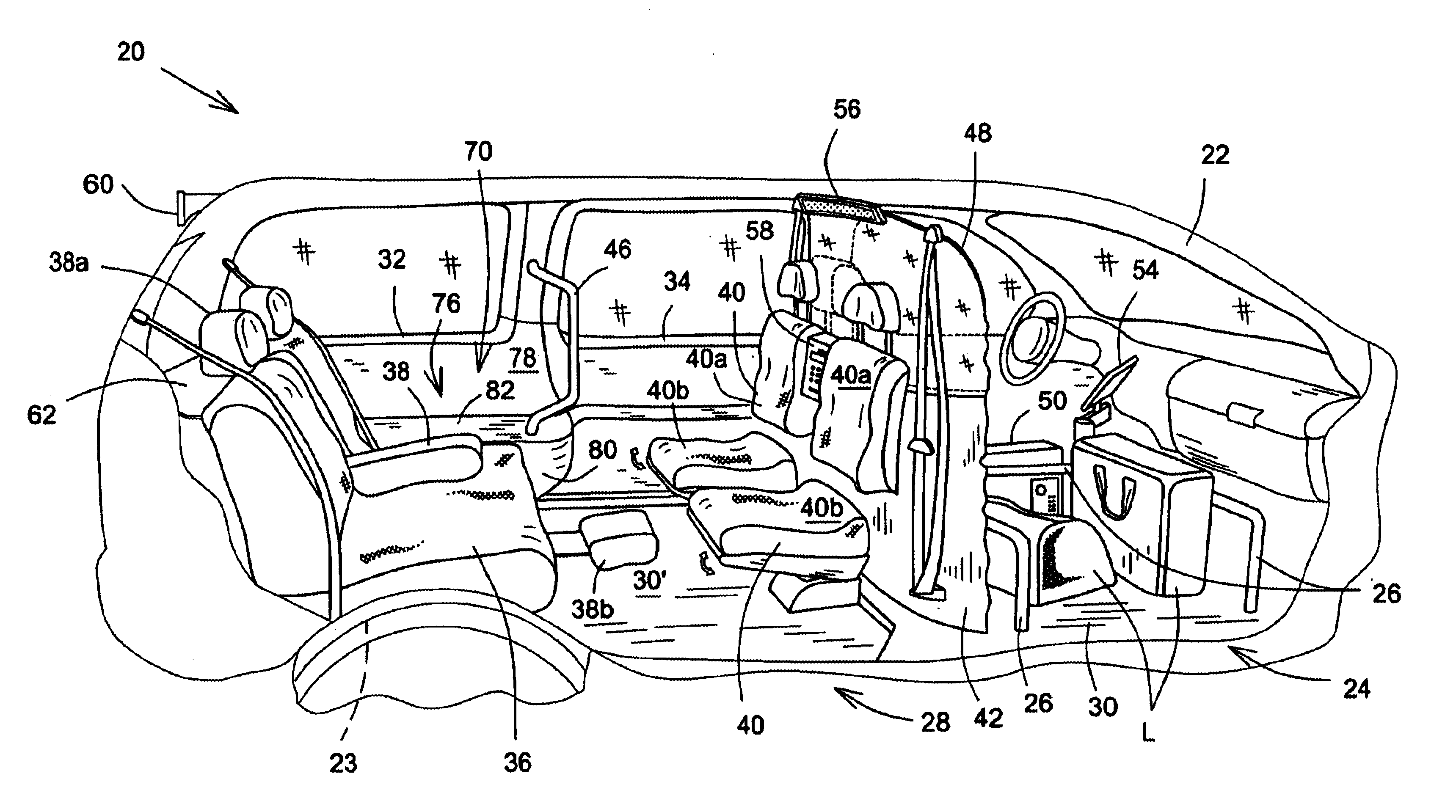 Seat for motor vehicle