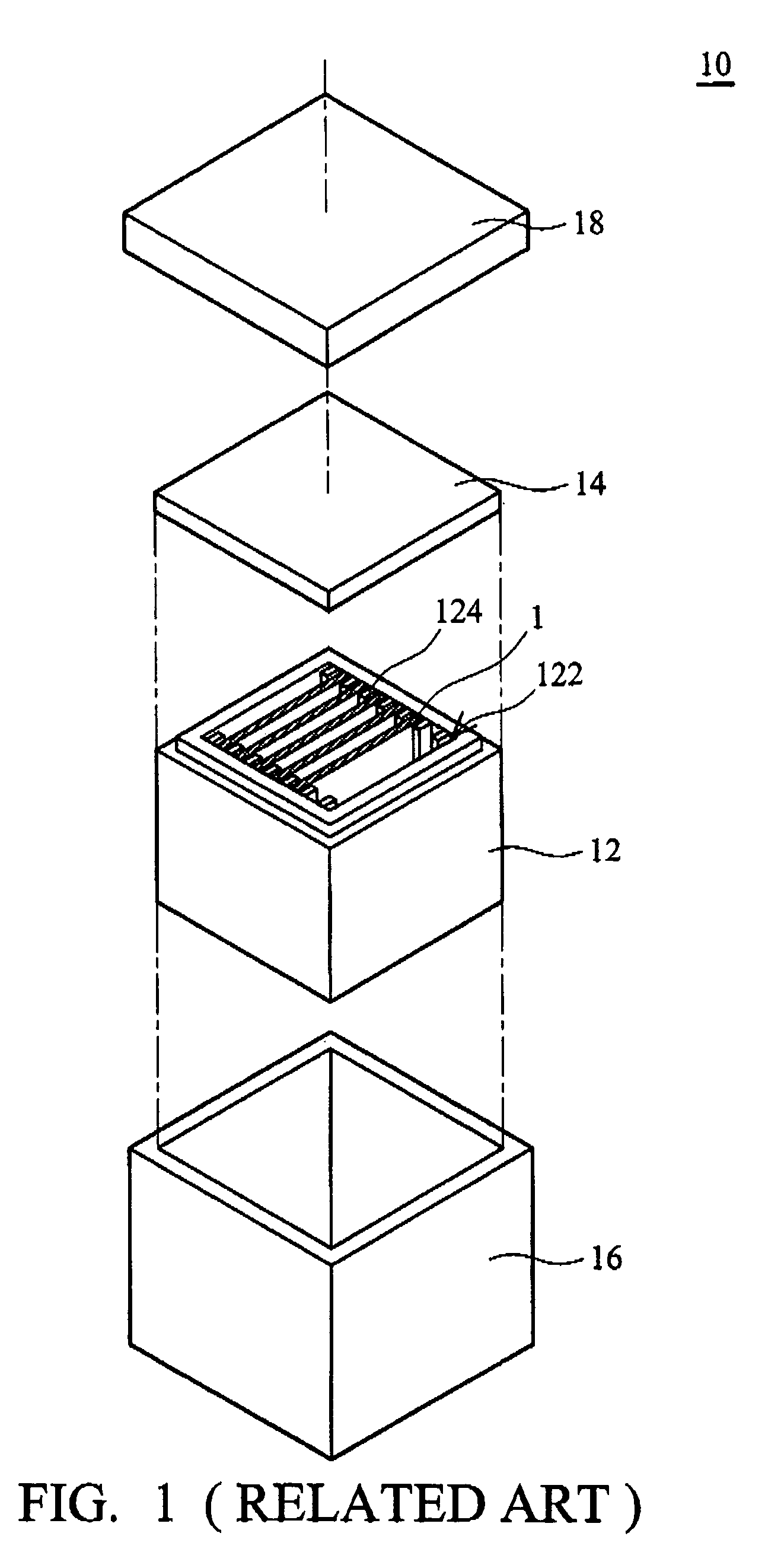 Antistatic transport package for LCD cells