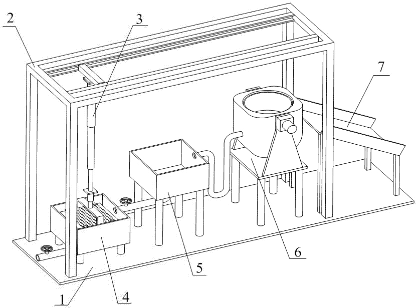 Hydraulic system compound gasket recovery treatment device