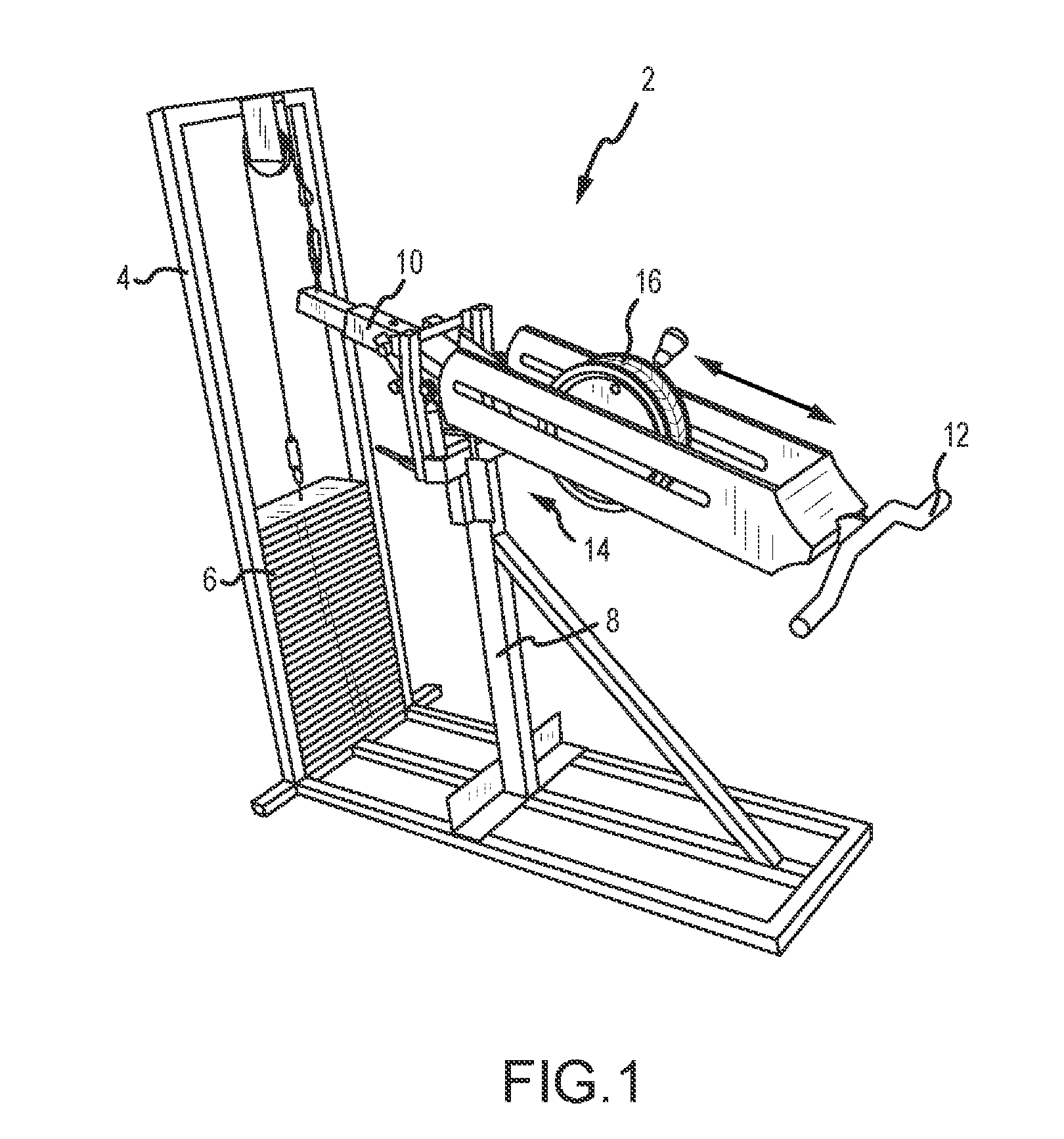 Exercise apparatus with a user controlled, gravity operated shifting mechanism