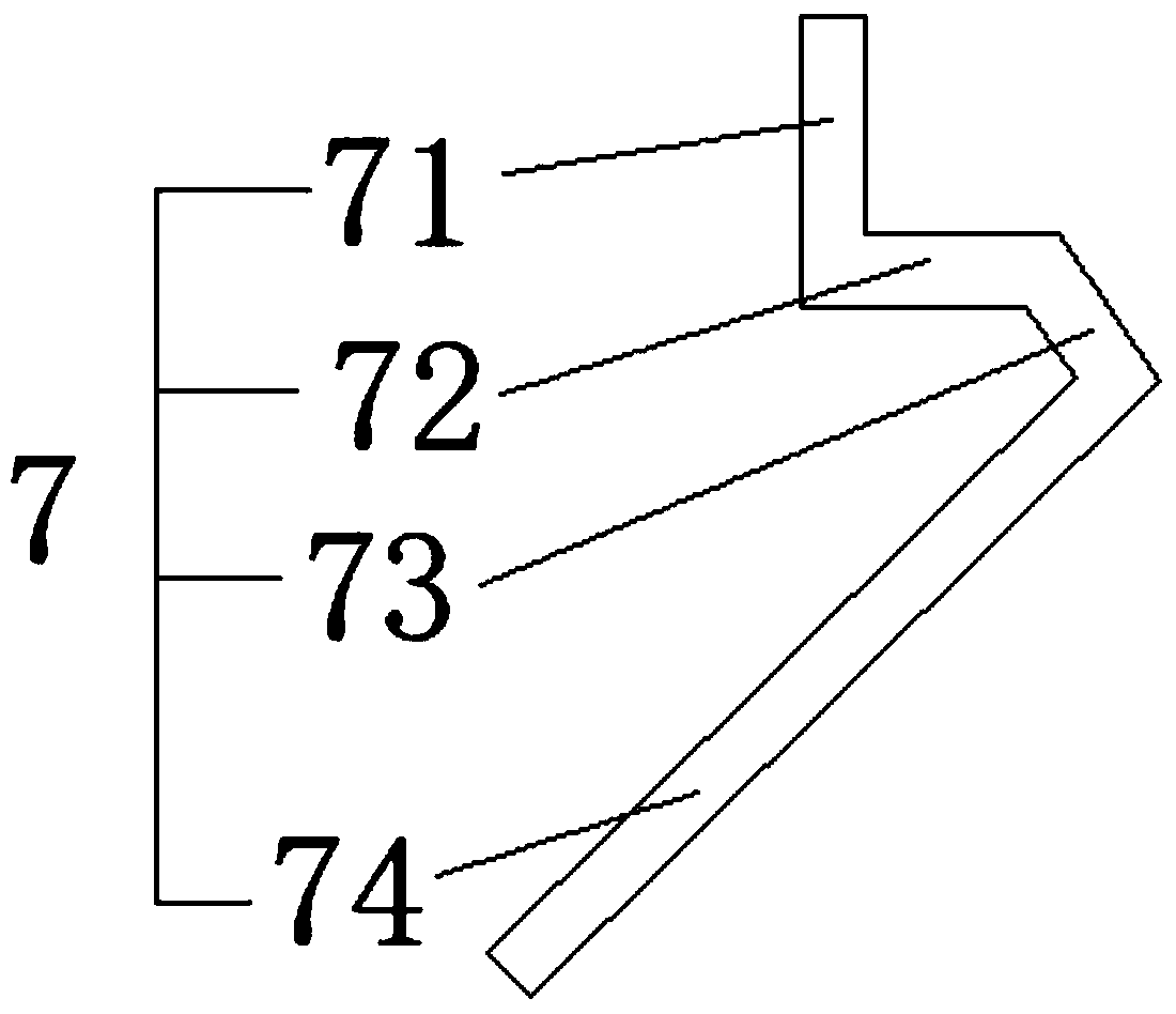 Tee joint for waste gas treatment air duct system and preparation method of tee joint