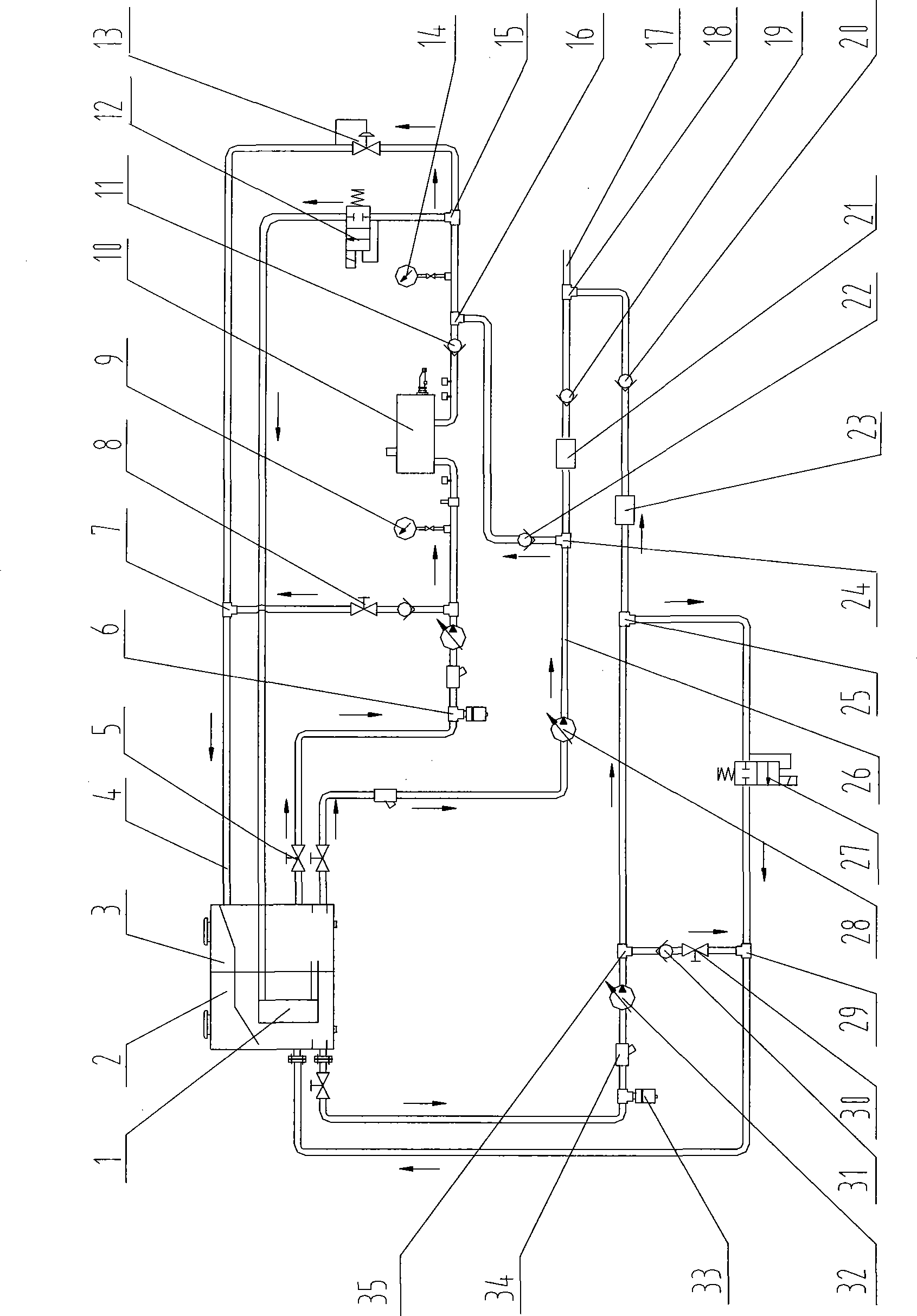 De-icing liquor heating and mixing device