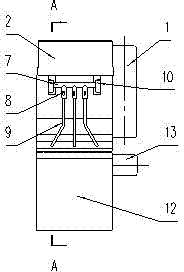 Residual accumulator plate coating lead-plaster blowoff and recovery device