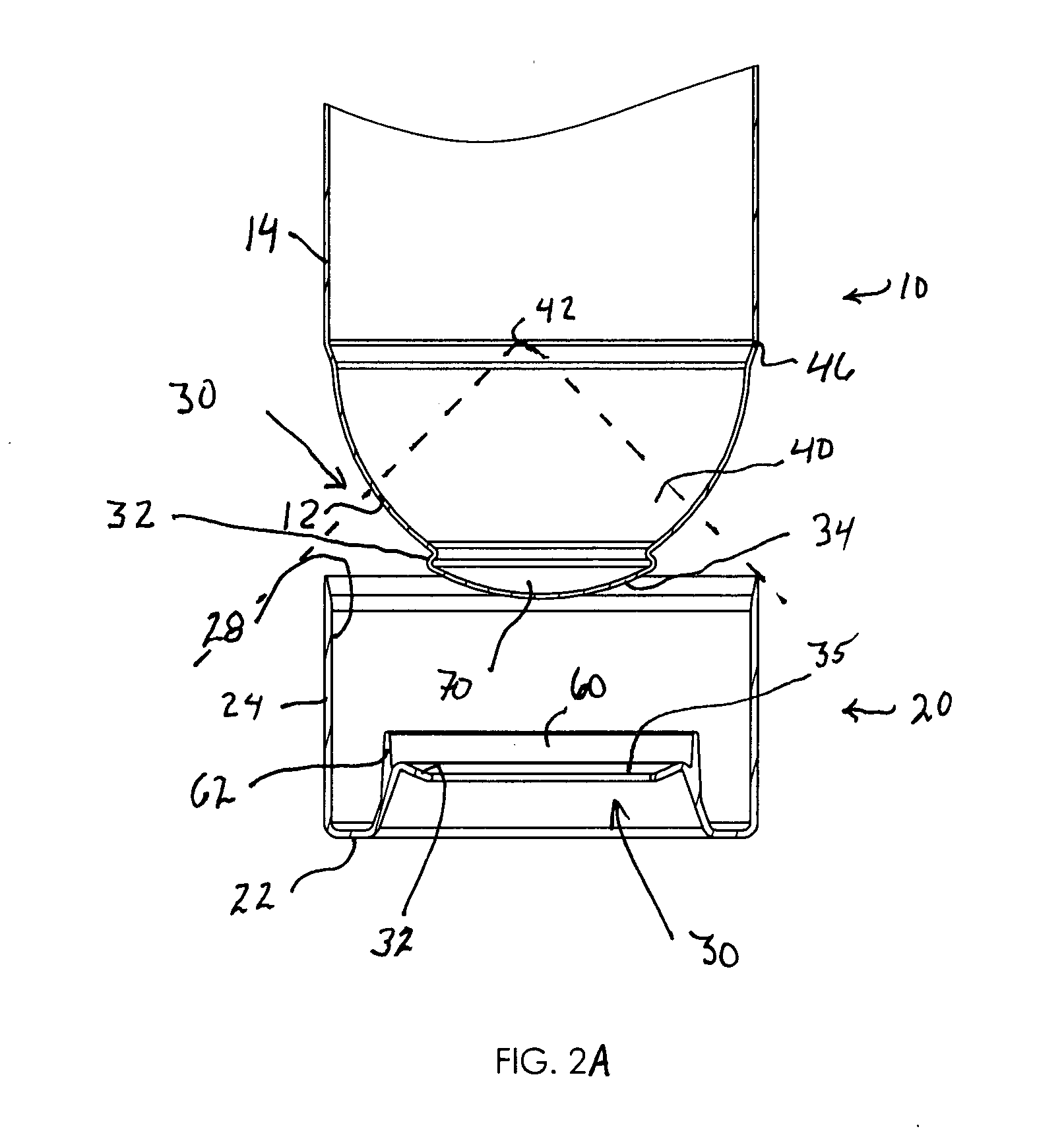 Supportable pressurizable container having a bottom for receiving a dip tube and base cup therefor