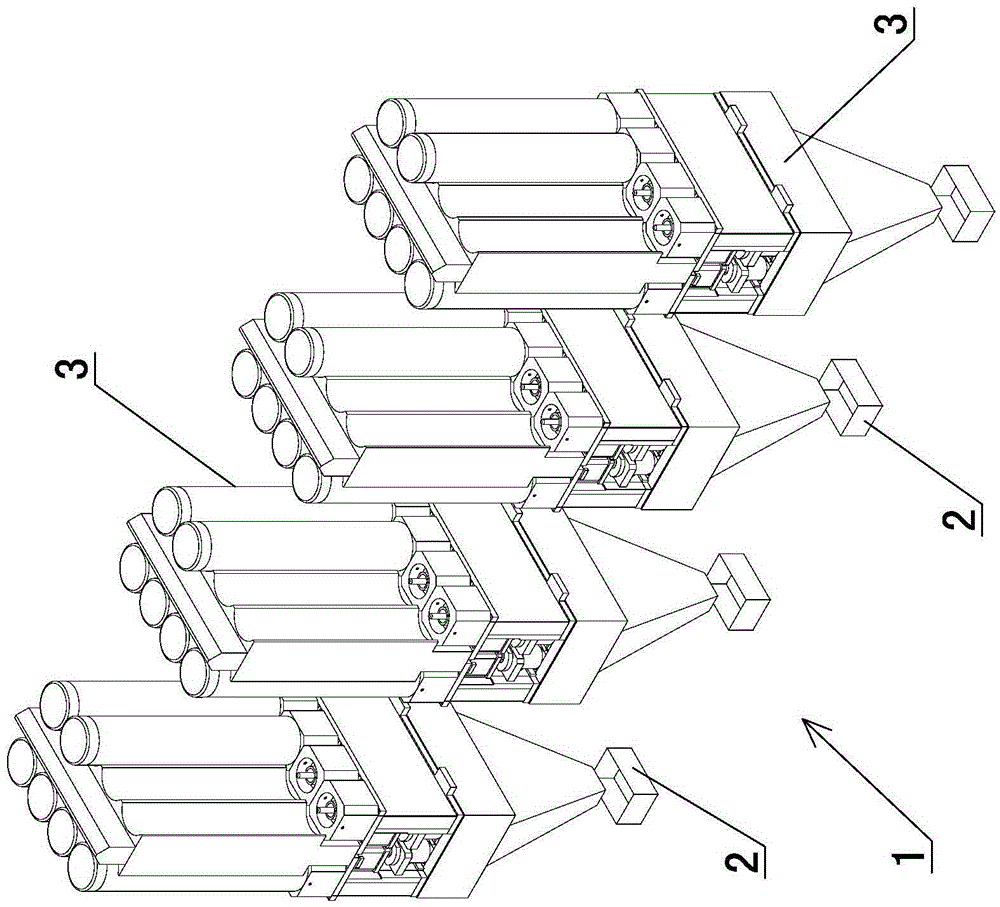 Automatic discharge system for powder