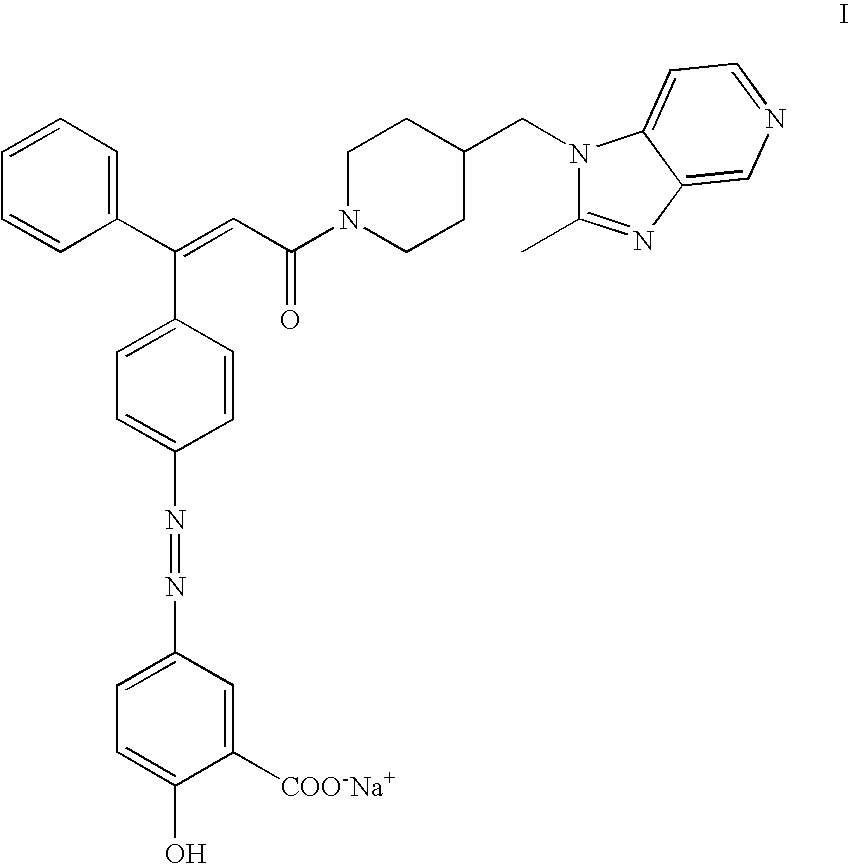 Sodium salt of an azo derivative of 5-aminosalicylic acid