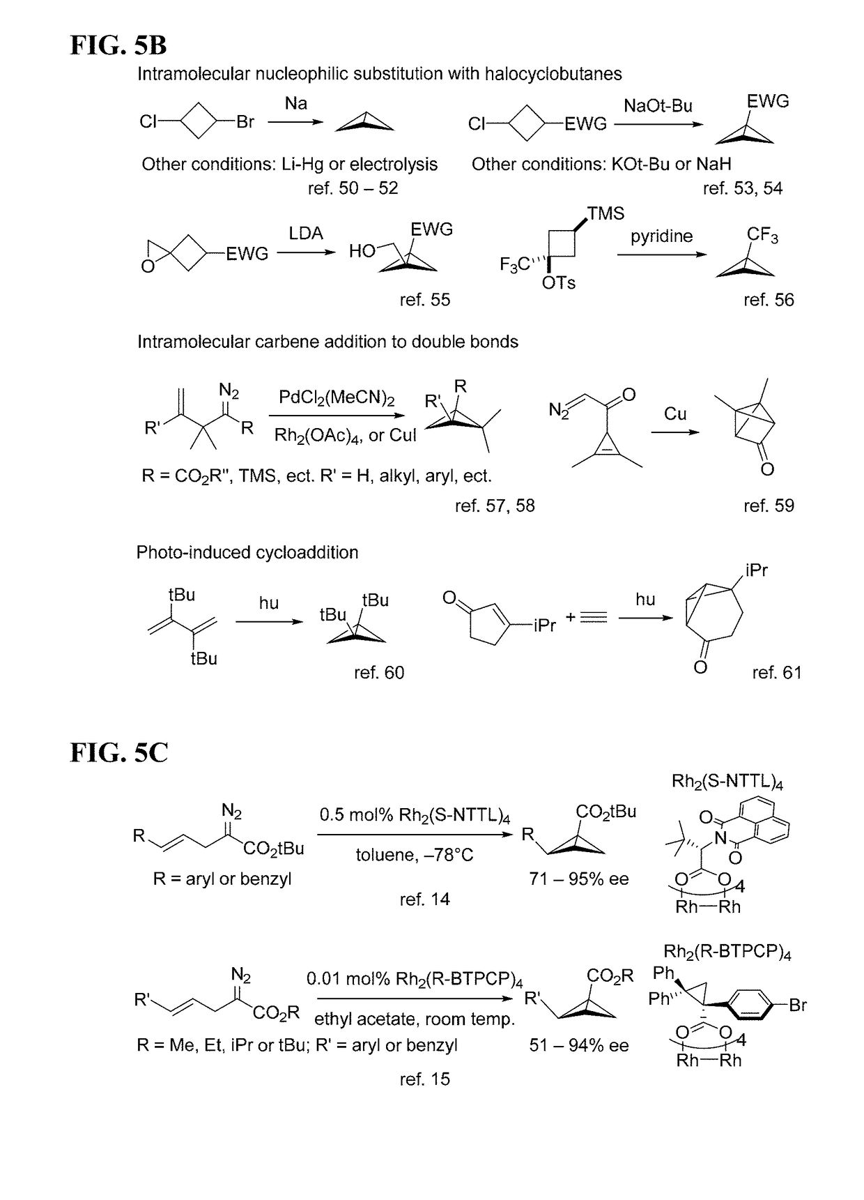 Biocatalytic Synthesis of Strained Carbocycles
