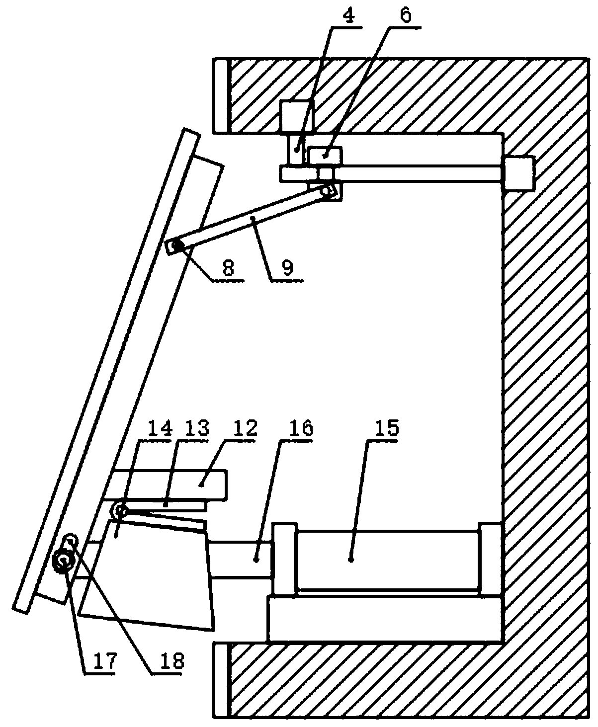 Telescopic lighting fixture special for walkway of building