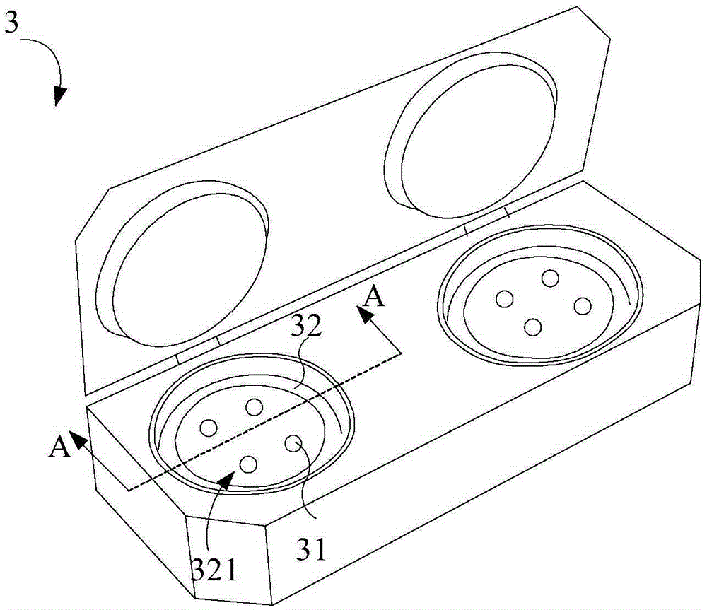 Chip position calibration tool and calibration method, chemical vapor deposition reaction chamber