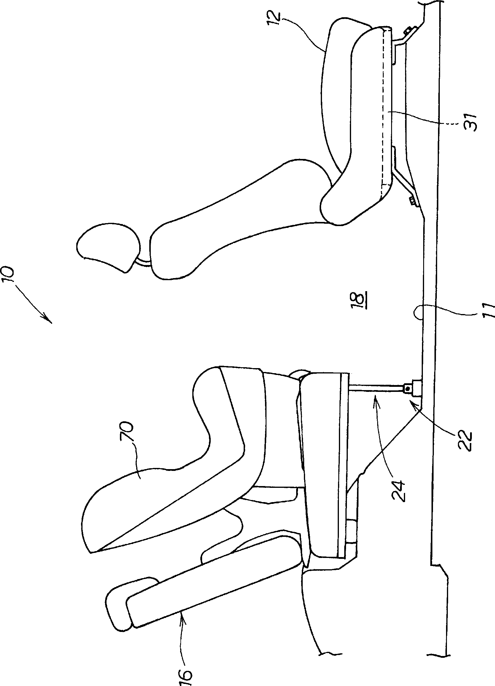 Vehicle seat device