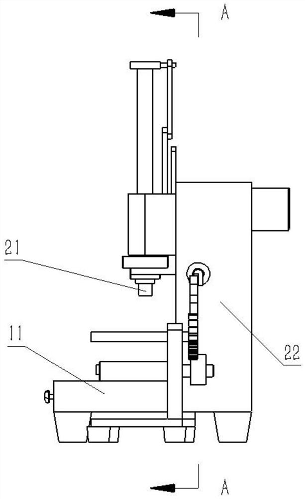 Automatic retractable film punching machine