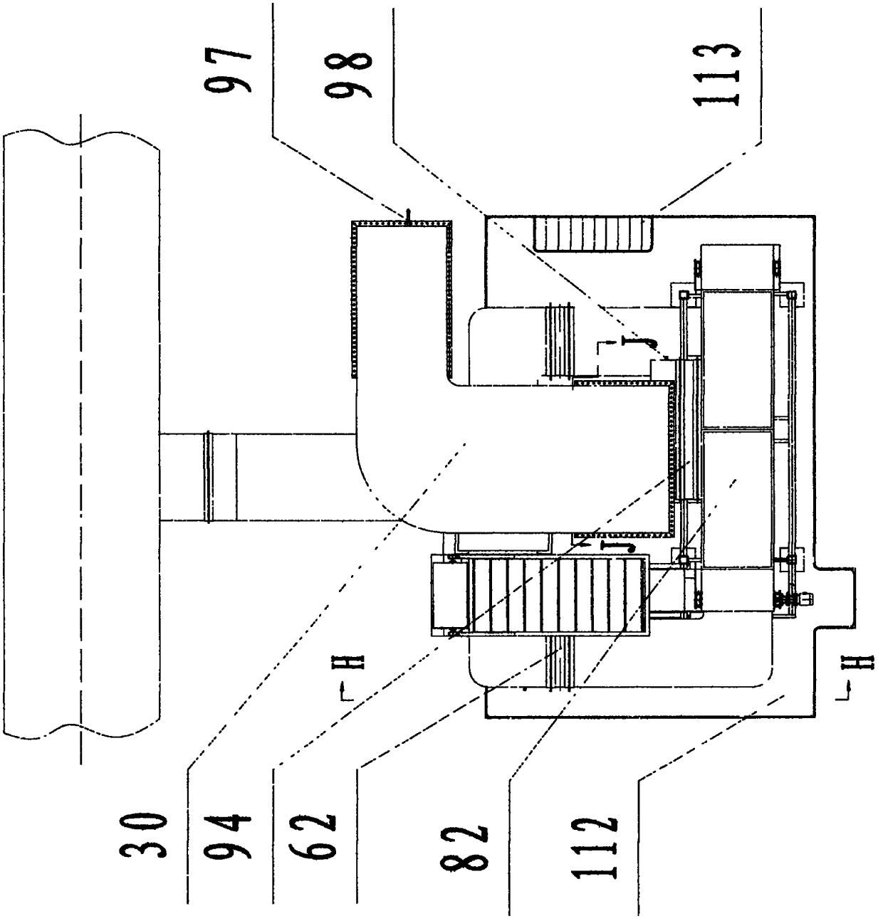 Large industrial microwave desulphurization denitrification terminal equipment for harmful gas environmental pollution treatment