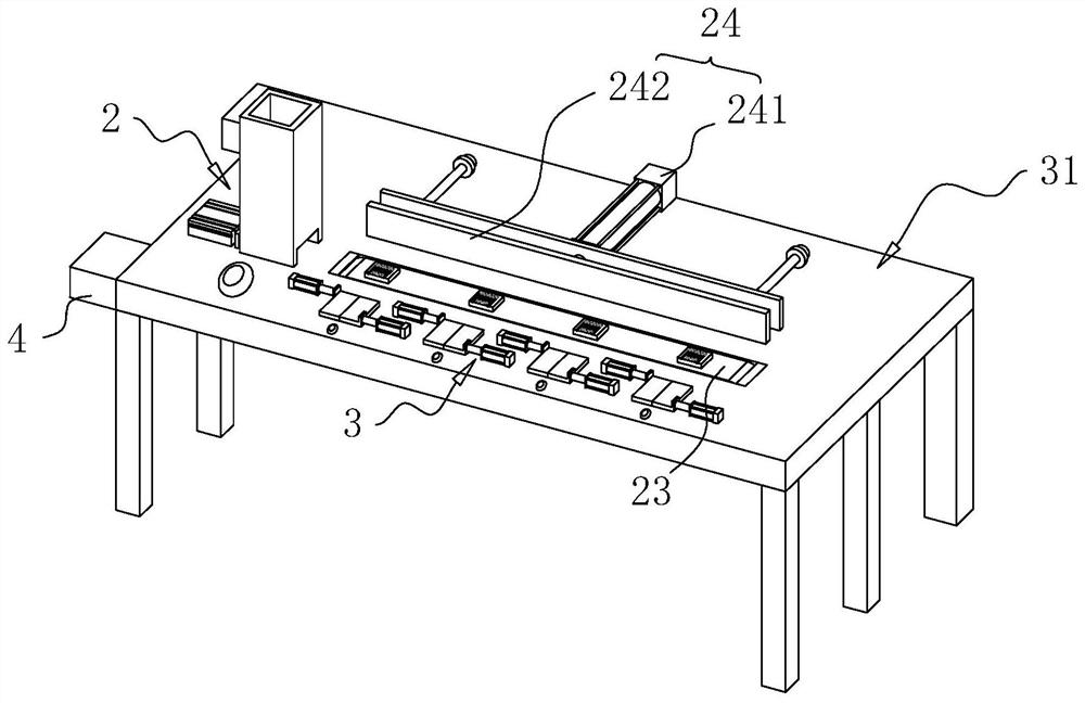 Dry burning test device for single-sided conductive PTC heating plate