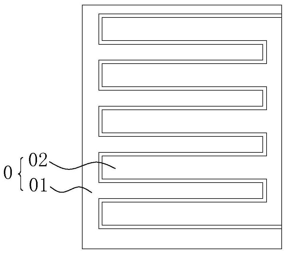 Dry burning test device for single-sided conductive PTC heating plate