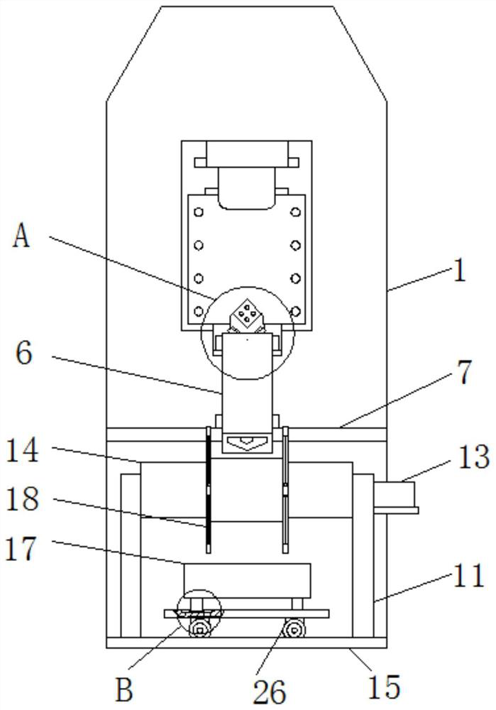 An angle steel shearing equipment with automatic conveying function