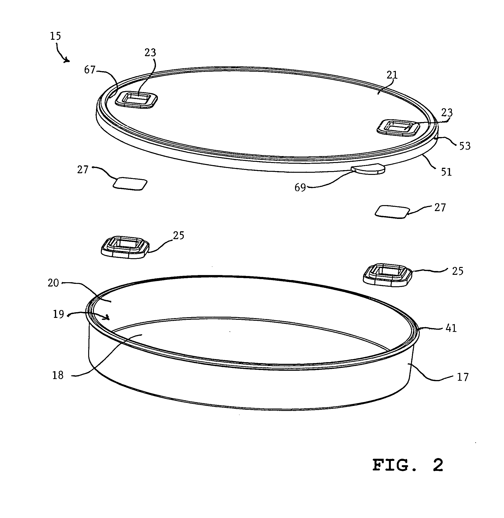 Culturing container with filter vents