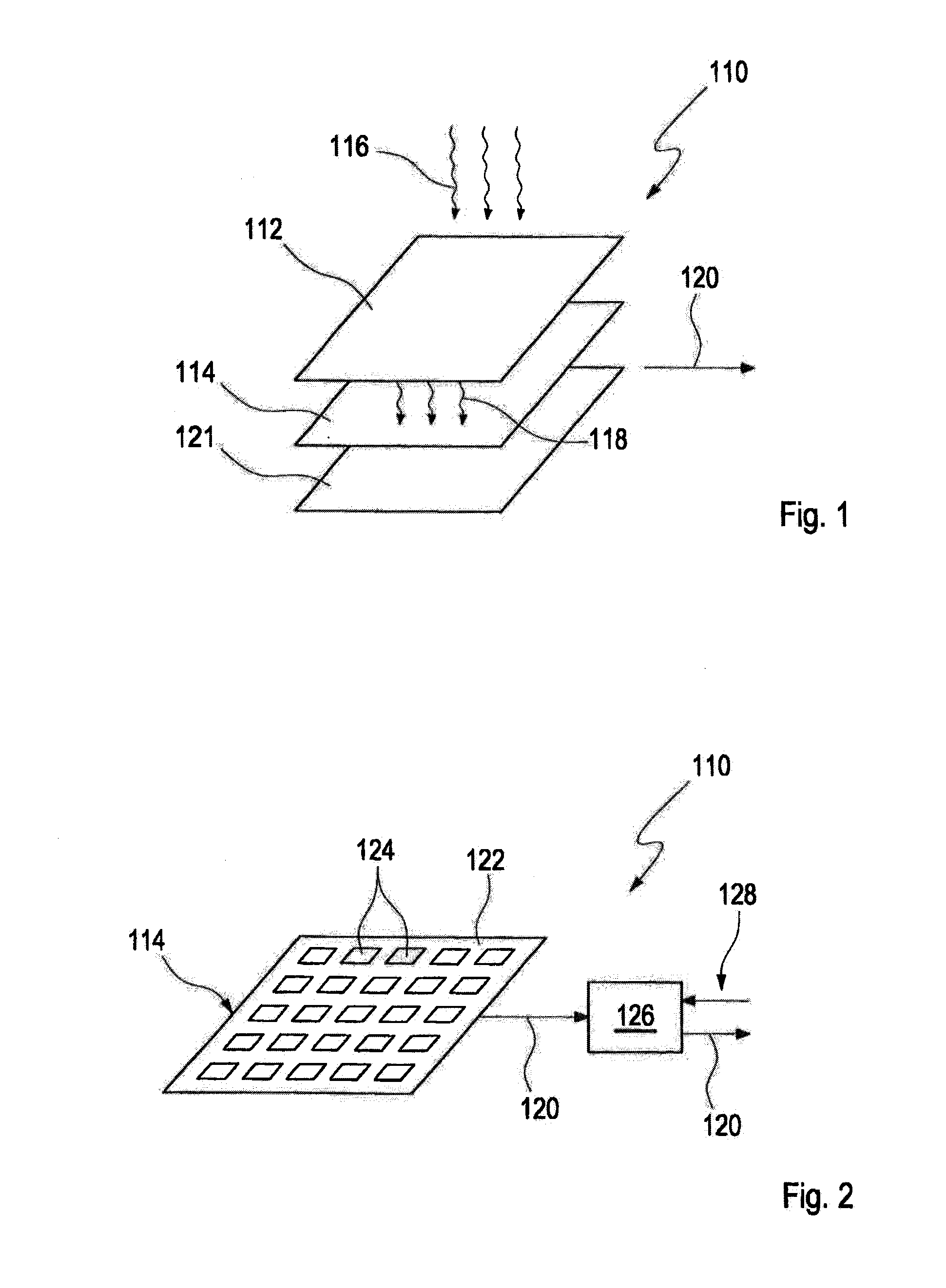 Detector for the detection of ionizing radiation